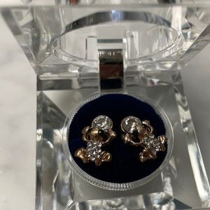 Frog pierced earrings